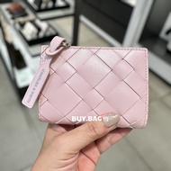 CHARLES & KEITH Short Wallet With Zipper On The Ivette Woven Design Wallet Woman