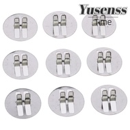 YUSENSS 100Pcs Candle Manufacturing Bases, 2.3 cm/0.91 inch in diameter Metal Metal Wood Wick Clips,