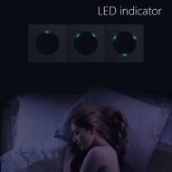 Pz>~Atlectric UK Power Socket Wall Electrical Plug Socket Light Switch With LED Indicator Light Swit