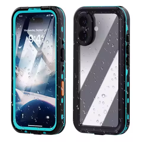 IP68 Clear Waterproof Case for iPhone17 16 15 14 13 12 11Pro Max mini Plus XR XS X Dustproof Shockpr