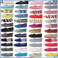 Toms Thomas Shoes Denim Shoes Pure Color Flat kasut Casual Couple loafer Toms Shoes Slip on Shoes