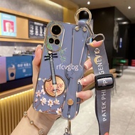 Casing OPPO Reno 10 5G OPPO Reno 10 Pro 5G OPPO Reno 10 Pro Plus Case Luxury Electroplating Antique Fashion Wristband Phone Case With Lanyard