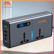 【COD】 12V/24V To AC 220V Auto Converter Type-C USB Fast Charging Charger Socket 4 USB Port Car Inver