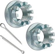 2Pcs 18mm Rear Axle Castle Nuts 90304-HM5-A80 Replacement for Honda TRX400EX 400 1999-2008, TRX300EX
