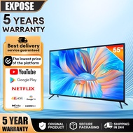 Smart TV Android TV 50-55 Inch  TV Murah 4K LED WIFI UHD  Television Dolby Audio 5 Years Warranty