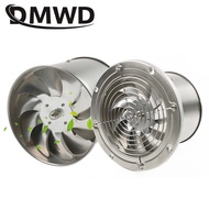 6 Inch Stainless Steel Pipe Exhaust Fan Booster 6 Toilet Kitchen Hanging Wall Window Duct Fan Air Ve