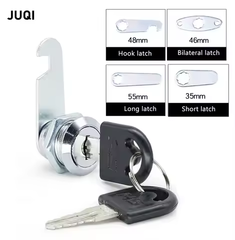 Same key 16/20/25/30mm Drawer Locks With 2 Keys Lock Furniture Hardware Door Cabinet Lock For Office