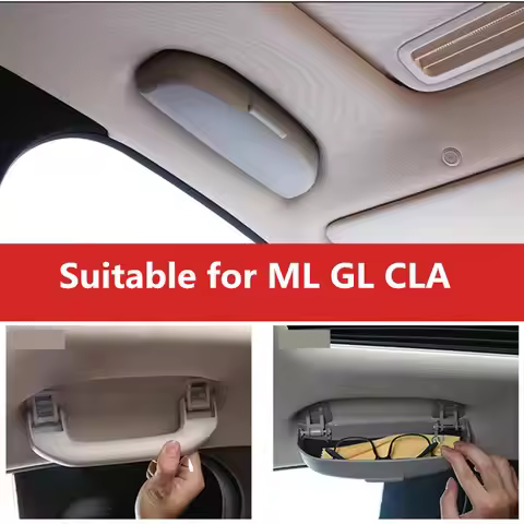 Free Shipping Case Sunglass Sunglasses Holder Case Box for Mercedes Benz ML W164 GL X166 X164 CLA W1