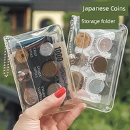 coin bank wallet with coin pouch Japanese Coin Clip Change Storage Bag Portable Small Wallet Anti-Lo
