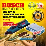 SYK Bosch GRO 12V-35 Solo Professional Hand Drill Cordless Rotary Tool Power Tools With L-Boxx Drill Battery Bosch