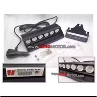 STROBE LIGHT BIRU POLIS PDRM POLICE USE ONLY ORIGINAL FEDERAL SIGNAL BRAND