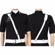 White Canvas Belt White Waist Belt/