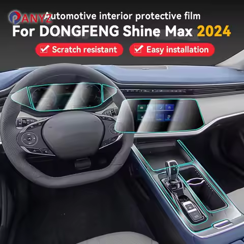 For DONGFENG SHINE MAX 2024 2025 Car Panel Film Dashboard Protective Sticker Interior Screen Anti-Sc