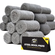 0000 Steel Wool for Mice Control - 24 Pack Fine Grade Stainless Steel Wool for Filling Holes, Rodent