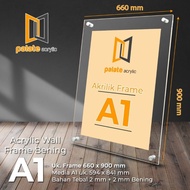 Acrylic Wall Frame A1 Acrylic Wall Poster A1 2MMBENING