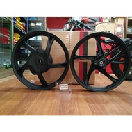 Bintang Motor Rims Rossy Brand Venom Macho Type Size 140/160 Ring 14 Motorcycle Mio J M3 Z GT125 Bla