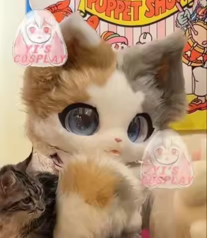 Furry Head Yis Cosplay Kemono Fursuit Head Customized Fursuit Handmade Kigurumi Head Furry Custom Ro