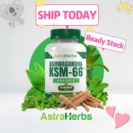 100 Original Astraherbs KSM-66 Ashwagandha | Worlds Best Ashwagandha KSM66 123