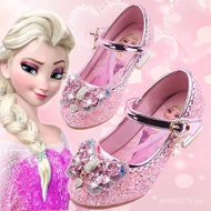 Girls' Elsa Performance Shoes2020High Heels New Princess Shoes Children's Crystal Shoes Catwalk Froz