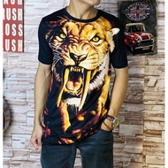 Distro surfing animal lion animal t-shirt