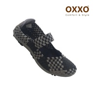 OXXO รองเท้าผ้าใบ ยางยืด เพื่อสุขภาพ รองเท้าผ้าใบผญ รองเท้า แฟชั่น ญ รองเท้าผ้าใบใส่ทำงาน Elastic shoes น้ำหนักเบา 2A7036