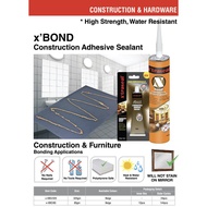 【100% Fresh】Xtraseal X'TRASEAL X-BOND X’bond Xbond CONSTRUCTION ADHESIV Silicone Sealant WAINSCOATIN
