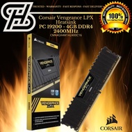 RAM Corsair Vengeance LPX PC19200 2400Mhz DDR4 4GB Memory - CMK4GX4M1A2400C16 -  Best Quality