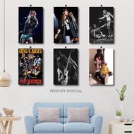 GUNS N ROSES 20X30 BOYS' ROOM DECORATION | LARGE ROOM DECORATIONS BAND GUNS N ROSES | Display Frame 