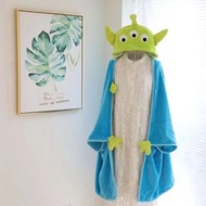 Pamu Home ผ้าคลุมตัว ผ้าห่ม Little Green Man น้อง Alien เจ้าสามตา จากเรื่อง Toy story B