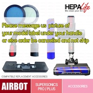Airbot Supersonics PRO Plus Max Accessories Filter Brush Dustmite Vacuum Head