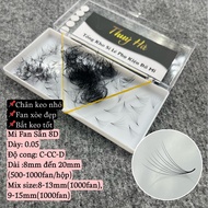 Fan Eyelashes Available 8D 0.05-0.07 Thick-CC-D-Cong 500fan-8-20Mm Box Nice Spread Small Glue Legs _mi fan Exports _ Thuy Ha Eyelash Extensions