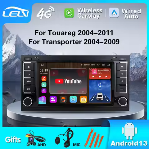 LELV Android 13 Car Stereo Radio 2 Din 7 inch Autoradio GPS WIFI 4G FM Radio For Para Volkswagen/Tou