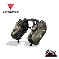 MOTOWOLF MB2 Side Bag Motor Waterproof Saddle Bag Motor Beg Sisi Motor Kalis Air Side Bag 28L Saddle
