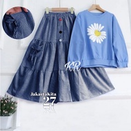 Ready 2Y 3Y 4Y 5Y 6Y 7Y 8Y 9Y 10Y 11Y 12Y 13Y Baju Girls Import Sens D
