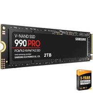 SAMSUNG MZ-V9P2T0B/AM 990 PRO PCIe 4.0 NVMe SSD 2TB Bundle with 1 Year CPS Enhanced Protection Pack