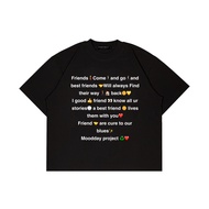 CROP BOXY TEE UNISEX EMOTICON MOODDAY PROJECT