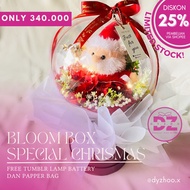 Bloom BOX CHRISTMAS MERRY CHRISTMAS SANTA Doll/CHRISTMAS GIFT/CHRISTMAS GIFT BOX CHRISTMAS Bouquet