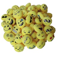 HW Emoji Keychain Lanyard Murah Smile Keychain Plush Toys Keychain Stuffed Toys Emoticon Keychain La