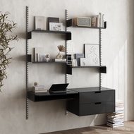 Wall-Mounted Shelf Wall Rack Bookshelf Combination Shelf Track vitsoe606Adjustable Iron Art VTZY