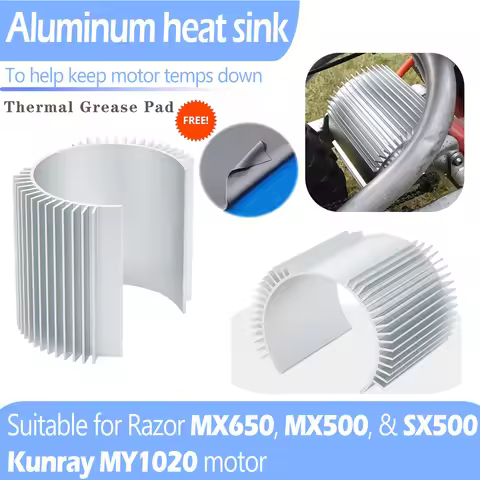 Motor Heat Sink for Razor MX650/MX500/SX500/Kunray MY1020 Motor Upgrade Accessories Aluminum Heat Si