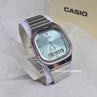Montres Company 香港註冊公司(33年老店) 卡西歐 CASIO 復古 Vintage 雙城市時間 不鏽鋼 不鏽鋼錶帶 AQ240 AQ240E AQ-240 AQ-240E AQ-24