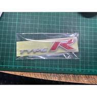 Civic TypeR Emblem for Honda Civic turbo FC FK8 trunk