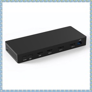 (W L N H)14-In-1 USB-C Docking Station PD100W Laptop Charging 2DP&2HDMI-Compatible for PC Laptop Acc