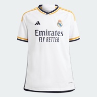 adidas ฟุตบอล เสื้อฟุตบอลชุดเหย้าสำหรับเด็ก Real Madrid 23/24 เด็ก สีขาว IB0011