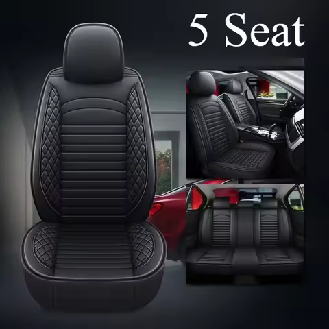 5 Seat PU Leather Car Seat Cover for Bmw E90 E46 F30 F10 Chevrolet Cruze Citroen C4 C3 Jeep Renegade