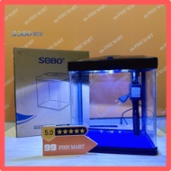 SOBO MINI AQUARIUM SET T-240F / T290-F FILTER LED LIGHT LAMP WITH WATER FILTER WITH TENSION GON SET