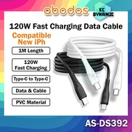 Abodos AS-DS392 120W Fast Charging Cable Type-C Cable 100cm Data Cable 120W Cable 1m Abodos Cable