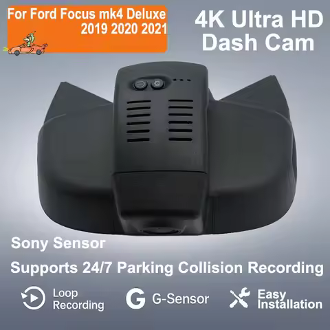 For Ford Focus mk4 Deluxe 2019 2020 2021 4K Plug And Play Easy installation Wifi Car Video Recorder 