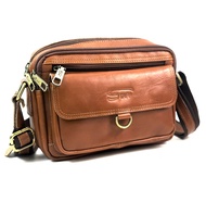 Chinatown Leather กระเป๋าสะพาย ผู้ชาย หนังวัวแท้แนวนอน