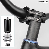 [SM]DEEMOUNT Solid Fork Stem Riser Adjustable Aluminium Alloy Rust Resistant Fork Stem Extender for Bicycle
